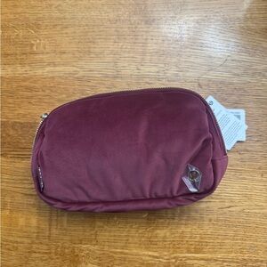 Lululemon Belt Bag Velvet Burgundy
